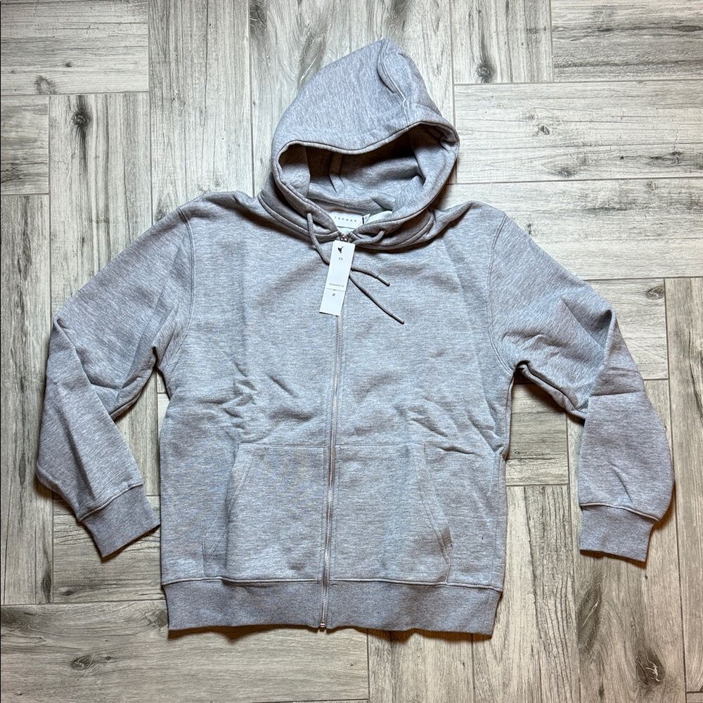 Topman Heather Gray Sweatshirt